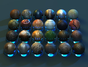 High Quality Cinema 4D Metal Materials Pack