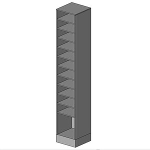 PCC Mail_Sorter1ft deep with lock