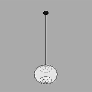 Pendant Light - 26x19-Taraxacum-L50B