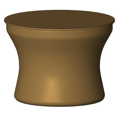 Building Revit Family Round Table Furniture