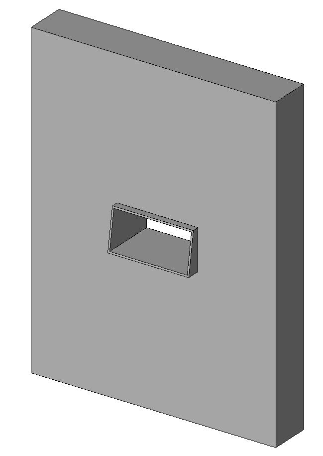 Building Revit Family scupper down downspout