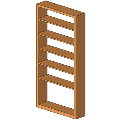 Building Revit Family Shelving Furniture