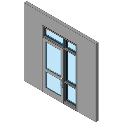 Building Revit Family Door Hollow Metal