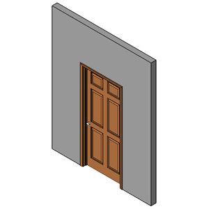 Wood Prehung Swing Door, Single
