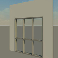 Hollow Metal Window, Triple Sidelite