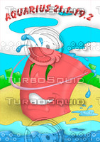 horoscope cartoon character  - aquarius
