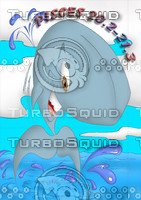 horoscope cartoon character  - pisces