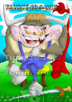 horoscope cartoon character  - taurus