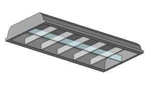 recessed ceiling fluorescent