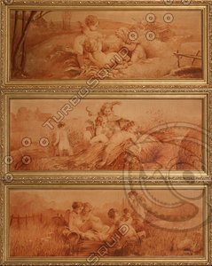 3 French Paintings