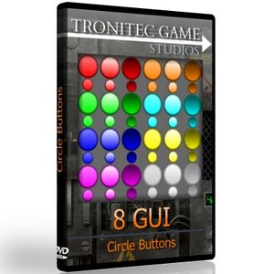 8 GUI Circle Buttons