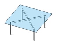 Barcelona Table by Mies van der Rohe