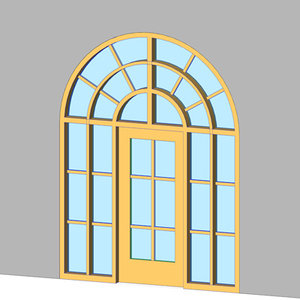 Decorative Arch Door