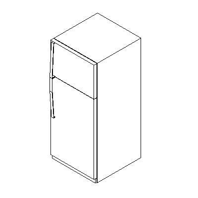 Building Revit Family refrigerator