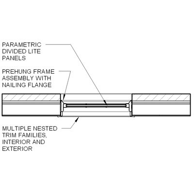 Window Rta Fixrd Revit Building Revit Family window fixed half