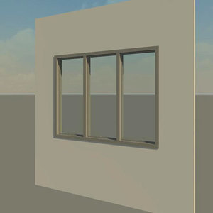 Hollow Metal Window, Triple Lite