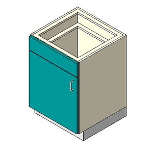 gx_CWK BASE_1-DOOR-SINK