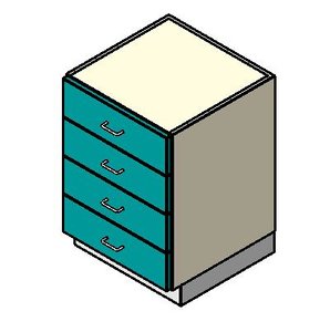 gx_CWK BASE_4-DRAWER