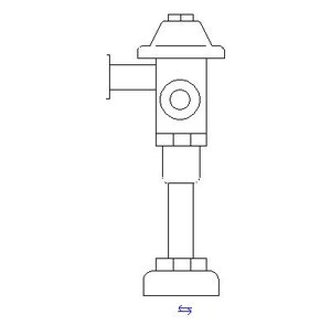 gx_PLBG Toilet Flushvalve Side