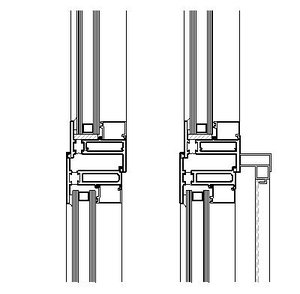 gx_WIN_A01 Mtg Rail Fixed Operable