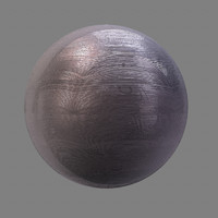 brushed steel metal maya material