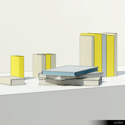 Building Revit Family Deco Book Decor