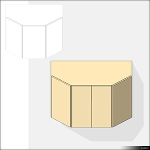 Kitchen Wall Unit 00457se