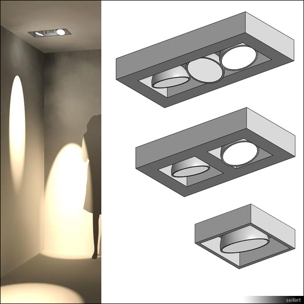 Building Revit Family lamp ceiling recessed