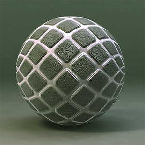 Maya Material Waved Tile