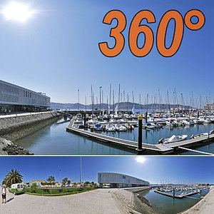 Marina in Belem - 360&deg; panorama
