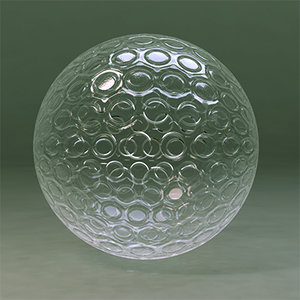 Maya Material Glass Textured 5