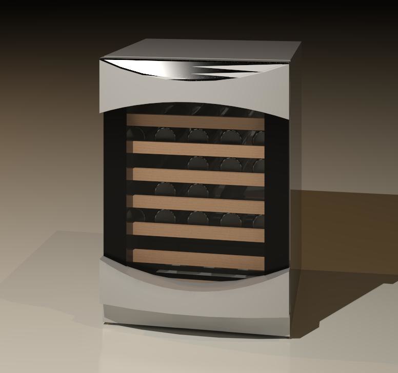 Building Revit Family Wine Chiller GE