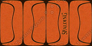 Basketball texture with text High quality
