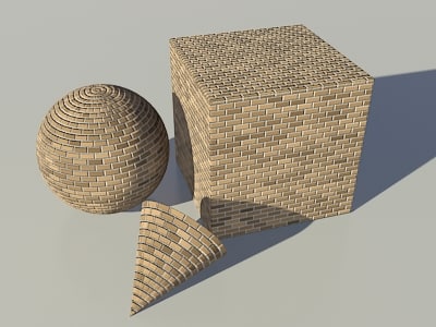 Materials Other brick mental ray