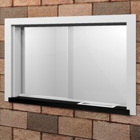 Bulletproof Sliding Transaction Window