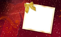 Christmas Card Gold