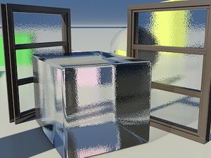 Glass Medium Frosted 1_01 - Mental Ray material