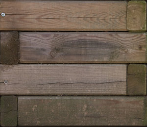 Exterior wood wall tileable