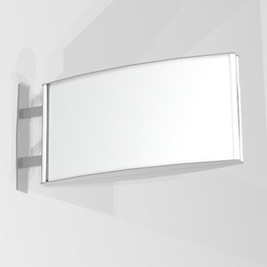 Sign-Proj Wall Bkt-A4-Portrait.rfa