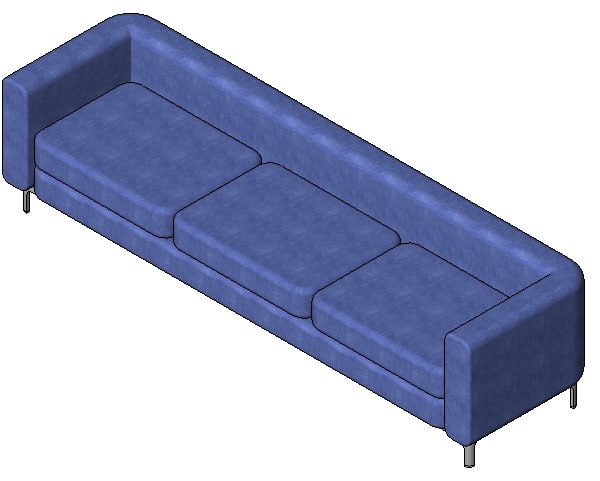 Building Revit Family sofa Furniture rfa
