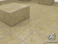 Tile_4_Beige_Mat - Marble Tile Material - 3ds Max 2010 Mental Ray