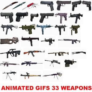 weapons pack animations
