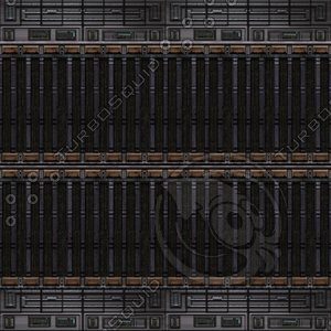 Gothic tech hallway : Ribbed wall