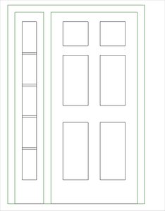 Single-Raised Panel with 1 Sidelight-S.rfa