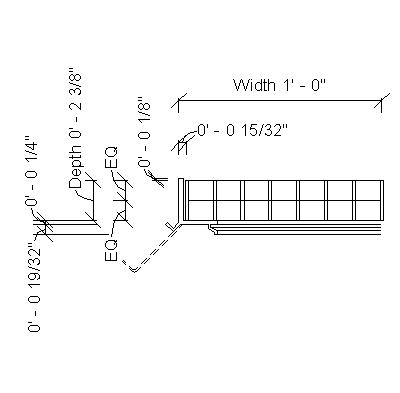 Building Revit Family grating Detail Component