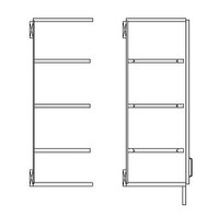 gx_CASEWK Wall Cabinet Section