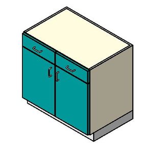 gx_CWK BASE_2-DOOR-DRAWER