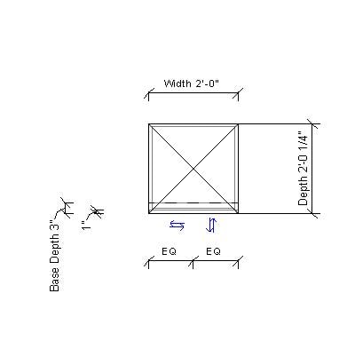 Building Revit Family tall Casework millwork