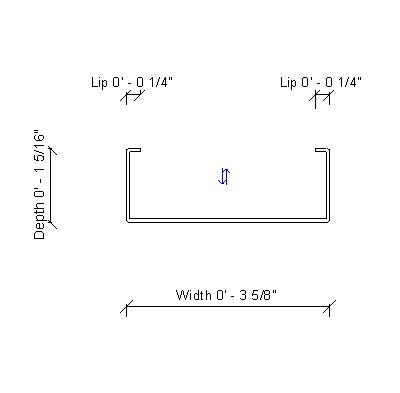 Building Revit Family GWB metal stud