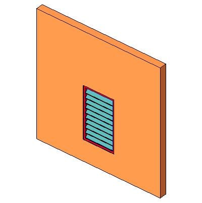 Building Revit Family Louvers Vents Grilles